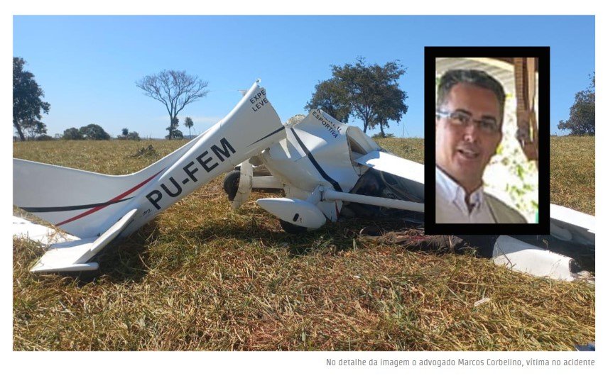 Advogado e piloto morrem em acidente aéreo em Mato Grosso. (Vídeos)