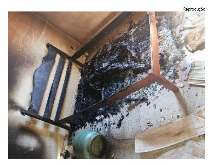 Idoso é encontrado carbonizado durante incêndio em residência