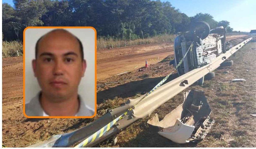 Motorista morre após colisão contra carreta na BR-163, veiculo capotou varias vezes.