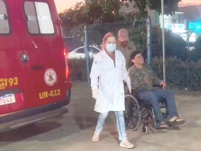 COLÍDER: Bombeiros socorrem jovem que caiu de um cavalo na zona rural. (Vídeo)