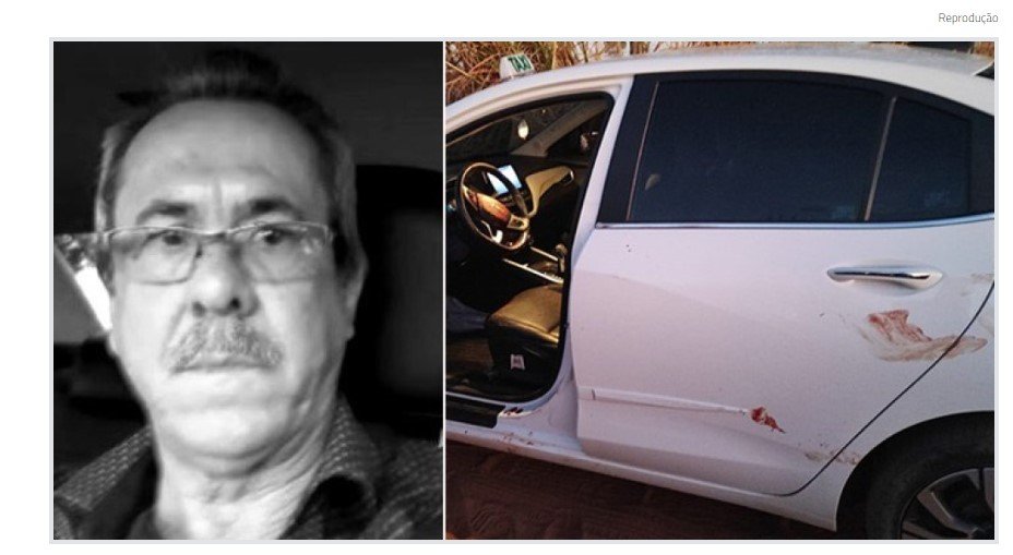 Taxista de 65 anos é morto a facadas; corpo é encontrado ao lado de carro