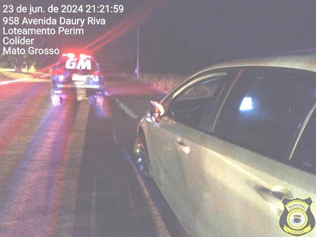 COLÍDER: Motoqueiro vai preso por dirigir embriagado e causar acidente.