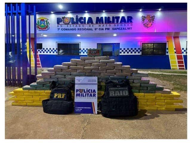 Ação Integrada Apreende R$ 2,8 Milhões em Drogas e Prende Traficante em Sapezal