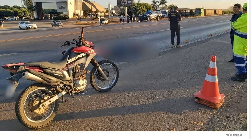 Motociclista morre em acidente com carreta na BR 163 em Sorriso