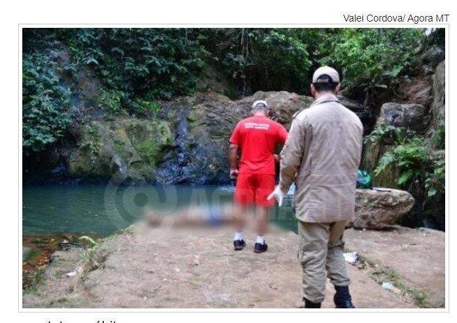 Adolescente morre afogado após bater a cabeça em pedra de córrego