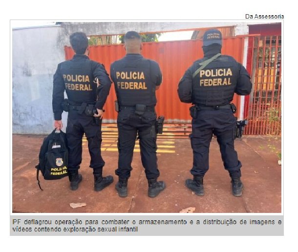 PF prende pedófilo que guardava fotos de crianças sendo estupradas