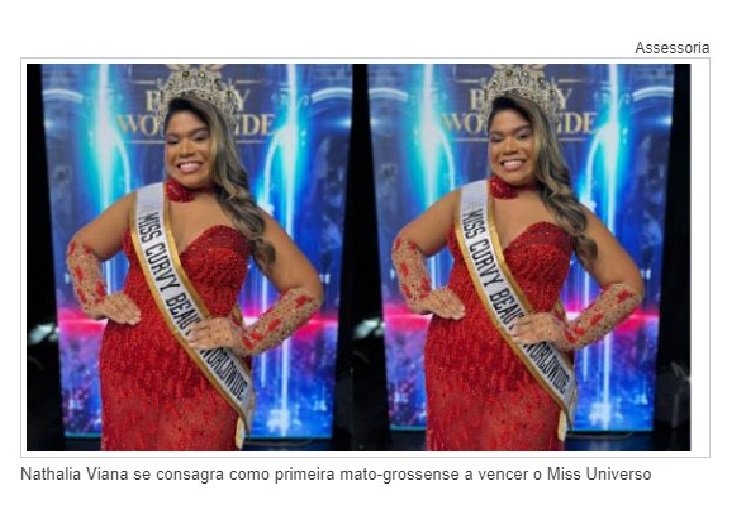 Nathalia Viana se consagra como primeira mato-grossense a vencer o Miss Universo