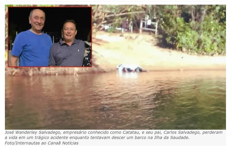 Tragédia no Nortão: Pai e Filho Morrem Afogados no Rio Teles Pires