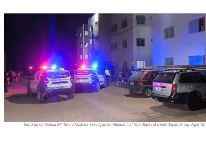 Homem é executado em apartamento no Residencial Nico Baracat em Sinop