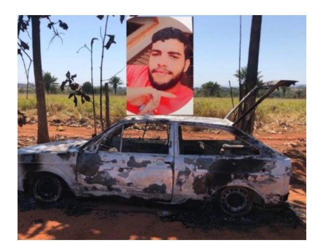 Jovem sequestrado é encontrado morto carbonizado dentro de Gol
