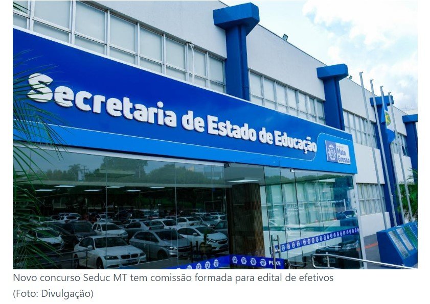 Concurso Seduc MT tem comissão formada para novo edital