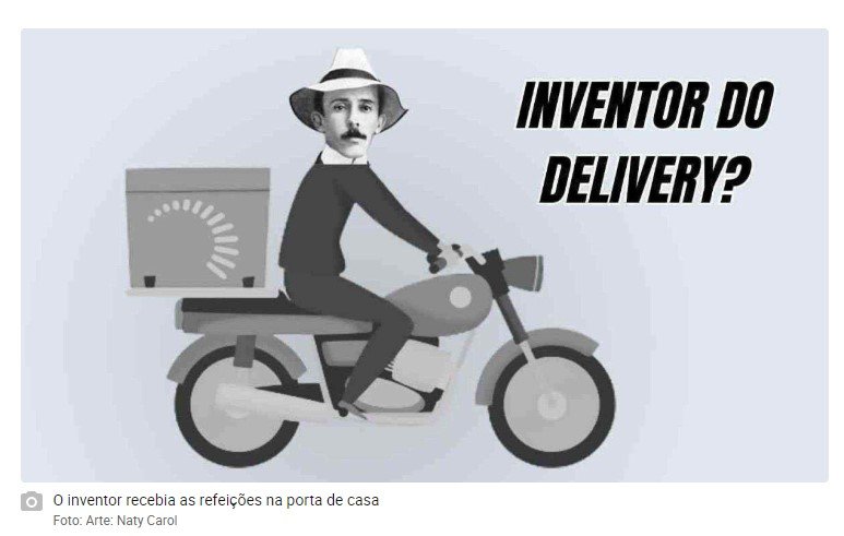 Teoria defende que Santos Dumont teria inventado o iFood