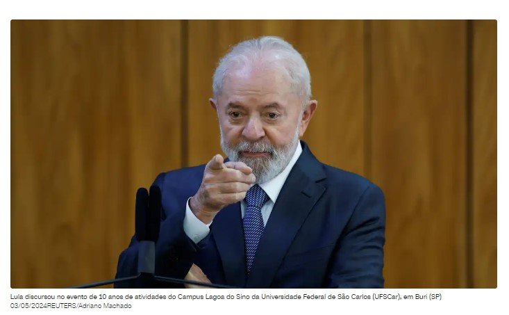 Imposto sobre herança no Brasil é “nada”, diz Lula