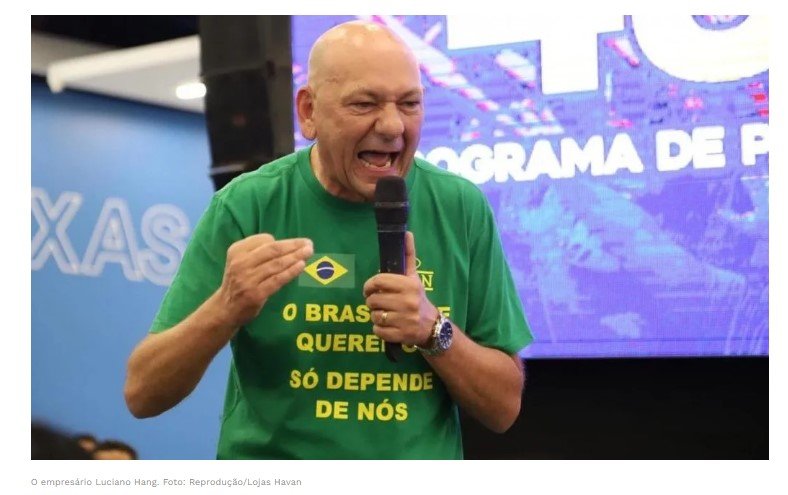 Justiça gaúcha condena Luciano Hang à prisão após chamar homem de 'esquerdopata'