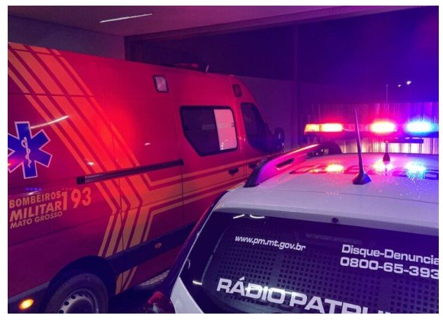 Sorriso: Homem é socorrido após ser esfaqueado pelo ex-marido da mulher