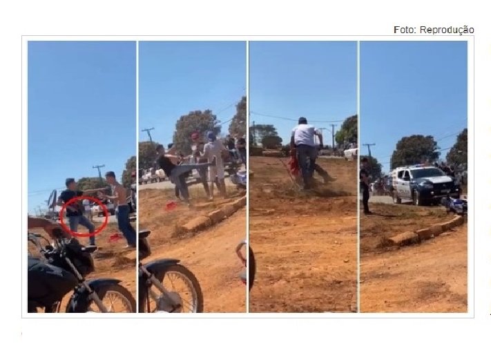 Vídeo mostra supostos PMs trocando socos em cavalgada em MT