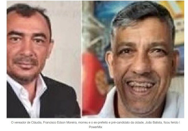 Acidente na BR 364 mata vereador de Claúdia e fere ex-prefeito