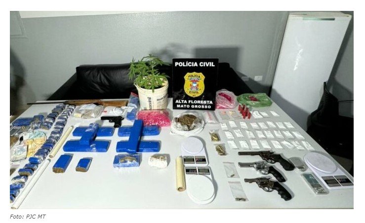 Polícia Civil prende 12 pessoas por tráfico de drogas em Alta Floresta