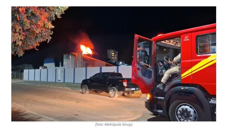 Incêndio no Hospital Regional de Sinop é controlado pelos bombeiros. (Fotos)
