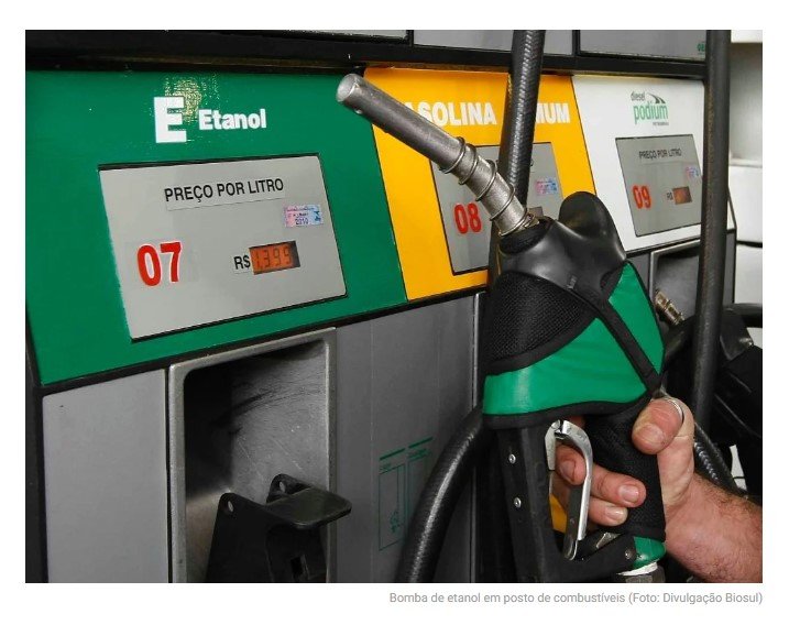 Queda de 8% no preço do etanol impulsiona vendas e reduz consumo de gasolina