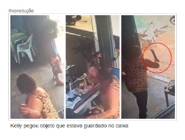SINOP: Dona de mercado reage a assalto e expulsa ladrões com facão; veja