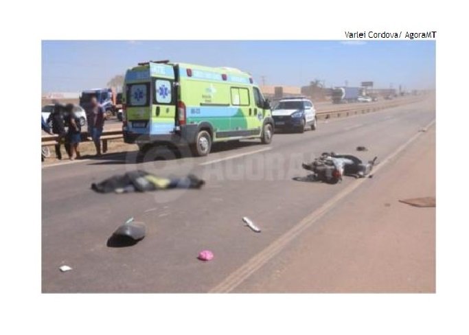 Motociclista morre ao cair de Biz e ser atropelada por caminhão
