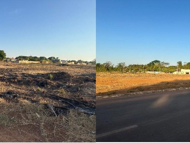 COLÍDER: Terrenos estão sendo limpos e o povo esta mais feliz; (Fotos)