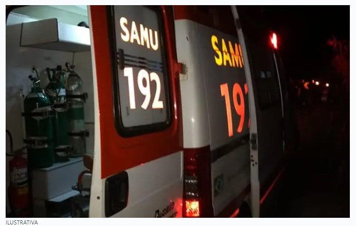 Em acidente com caminhão, motociclista tem perna dilacerada em Rondonópolis