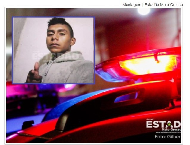 Jovem de 24 anos é executado a tiros no meio da rua em Cáceres