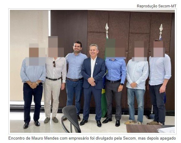 Comprador de ouro apreendido pela PF foi recebido no Palácio pelo governador Mauro Mendes