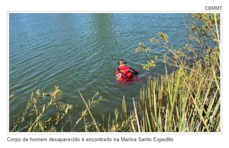 Bombeiros de Colíder, localizam o corpo de Sinopense no rio Teles Pires em Itaúba. (Fotos)