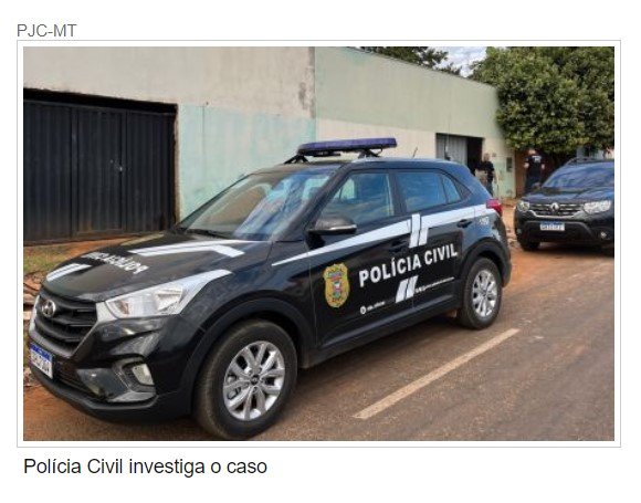 Homem é encontrado morto com membros amarrados em Sinop