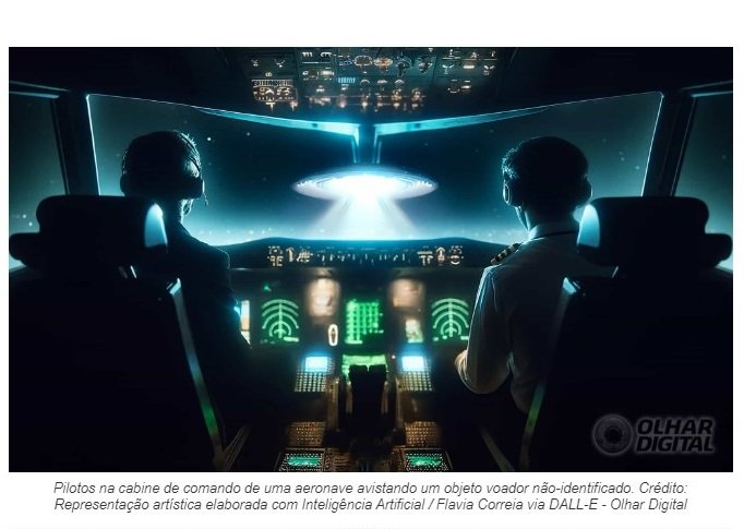 Documento da FAB relata avistamento de Ovni por pilotos