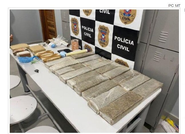 Polícia Civil apreende cerca de 25 quilos de entorpecentes em Matupá
