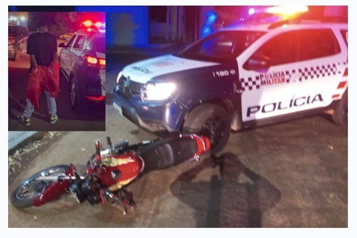 Casal adorador do ‘vraum’ colide em viatura durante perseguição insana em cidade de MT.
