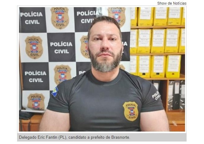 Delegado candidato a prefeito alega que imagens são falsas e que vai denunciar caso à polícia