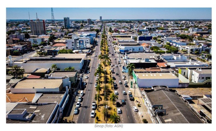 População de Sinop é de 216.029 habitantes, aponta IBGE