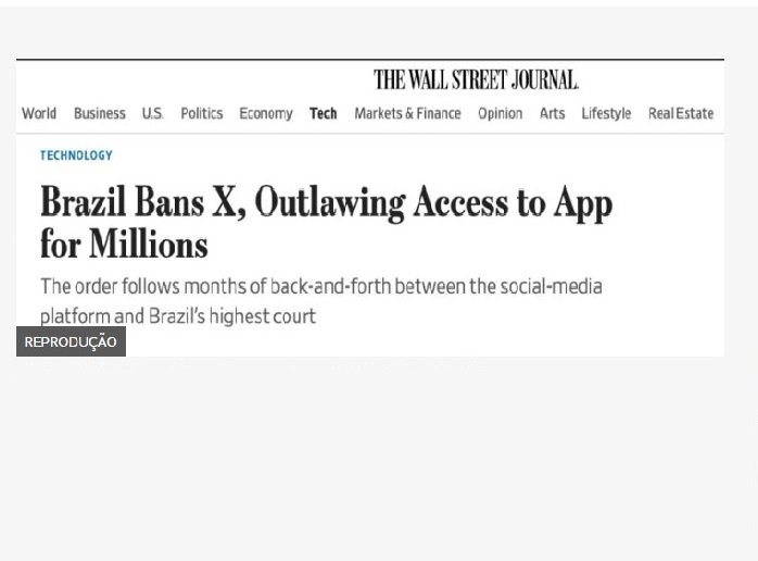 Bloqueio do X: 'Criminalizar acesso' e 'inclusão do Brasil no grupo de nações autocráticas'; o que a imprensa internacional disse