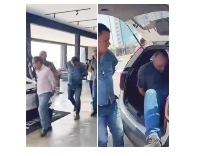 Trio formado por ex-policial que extorquia empresário é preso na capital.