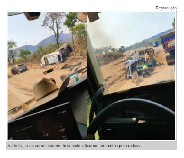 Caminhão-cegonha tomba e carros ficam espalhados em rodovia; veja vídeo