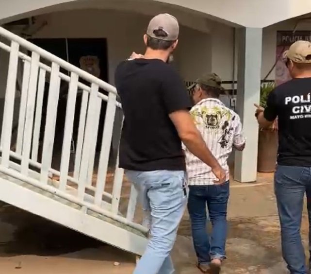 COLÍDER: PJC prende idoso de 62 anos por mandado de prisão.
