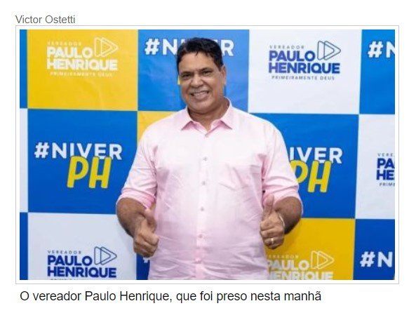 Vereador por Cuiabá é preso em operação que investiga facção