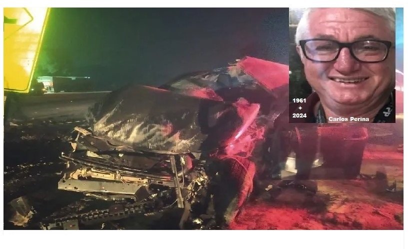 Ex-Morador de Colíder empresário Carlos Perina morre em acidente na BR-163 em Novo Progresso