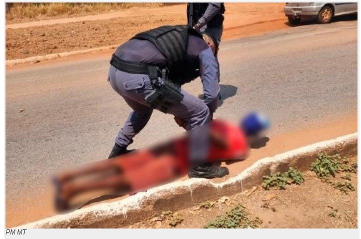 Homem é preso após atacar duas mulheres e uma criança em Barra do Garças