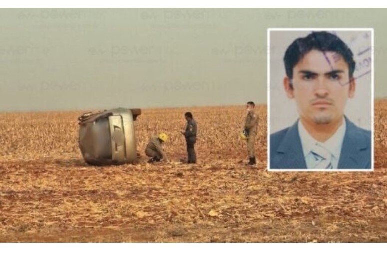 Motorista morre ao capotar veículo em MT; vítima dirigia veículo Ford Fiesta