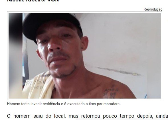 Para proteger filhos, mulher mata homem que tentou invadir sua casa