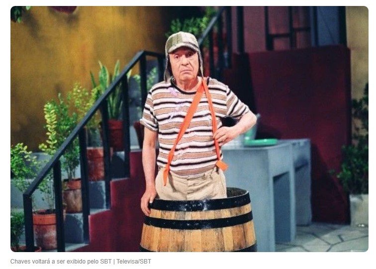 Chaves e Chapolin estão de volta ao Brasil na tela do SBT