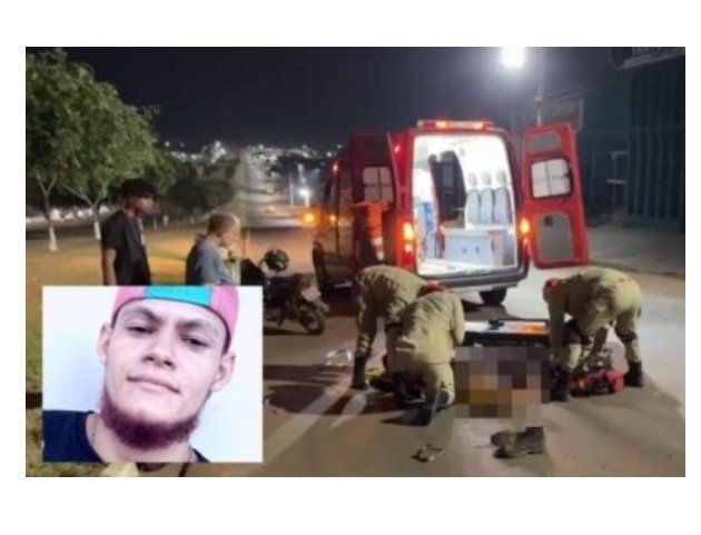 Jovem morre em acidente após perder o controle da motocicleta em MT