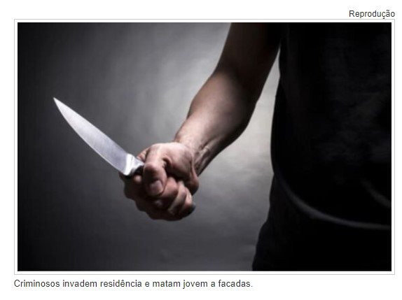 Criminosos invadem casa e matam jovem a facadas em Cáceres