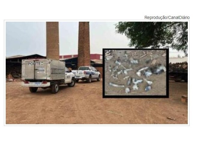 Ossada de funcionário é achada queimada em fornalha de fábrica de cerâmica em MT
